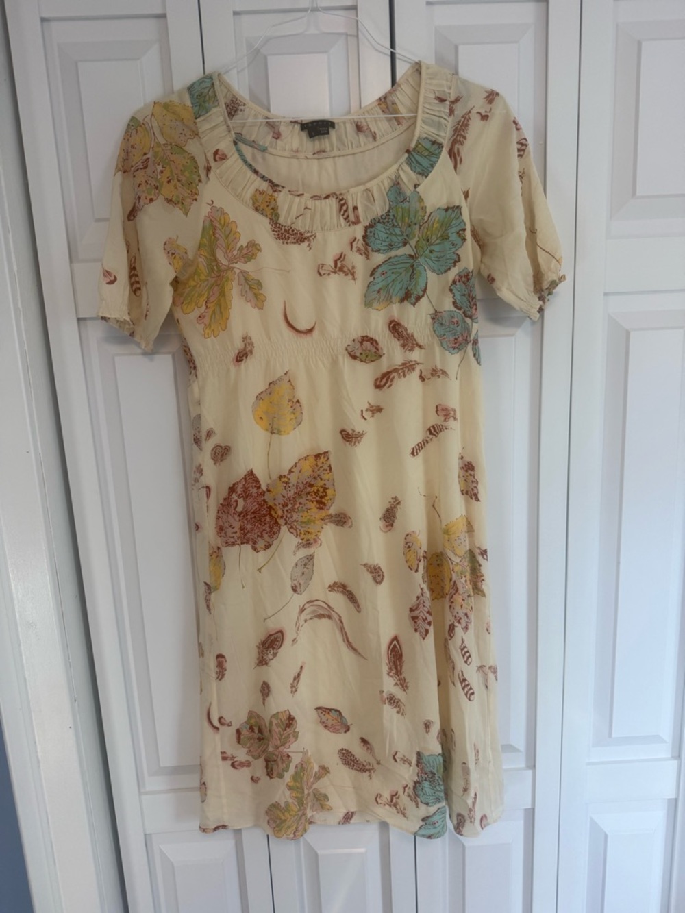 Theory "Dazell" Silk Knee Length Dress